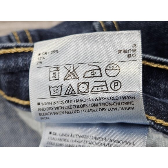 (3/$35) Old Navy The Flirt Jeans Womens 10 Short Denim Straight Leg Mid Rise - Picture 7 of 12